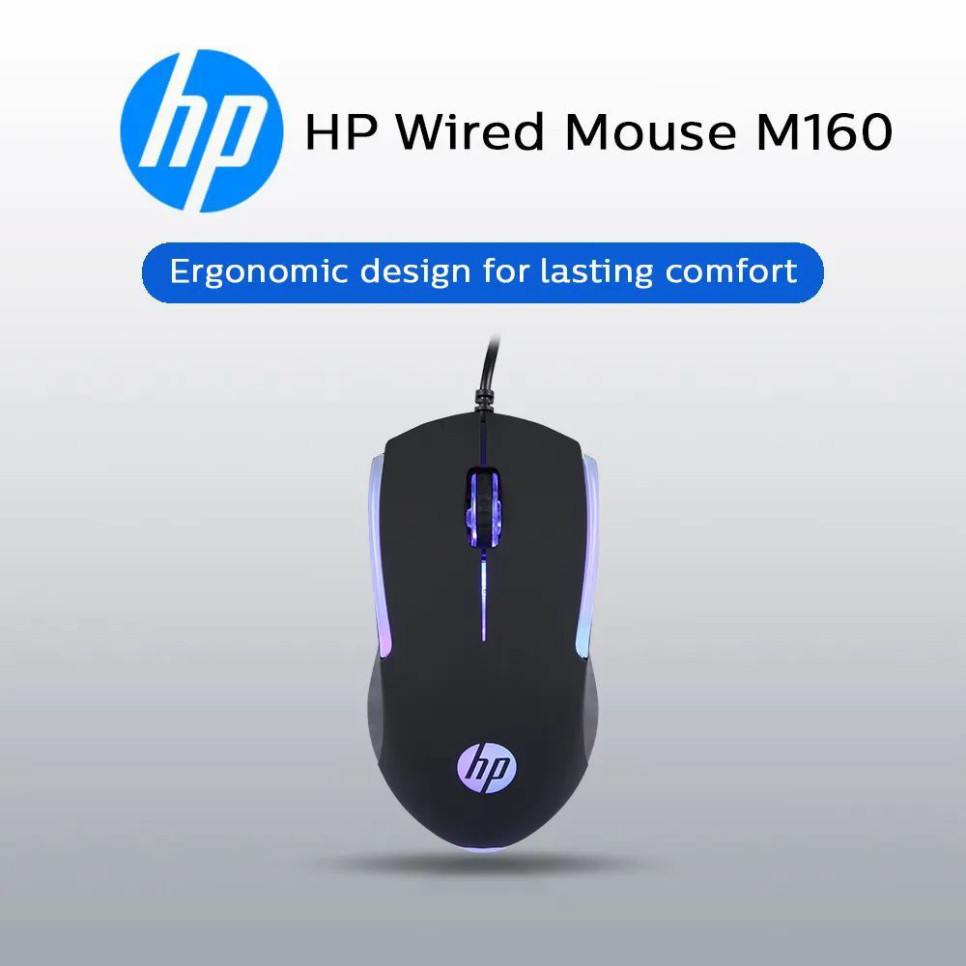 Chuột GAMING USB HP M160 CÓ LED | BigBuy360 - bigbuy360.vn