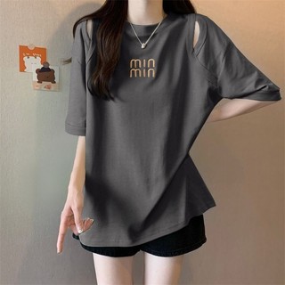 Bán Nữ Tay Ngắn Rỗng Rỗng Tay Ngắn Nữ Mùa Hè Phong Cách Mới Phiên Bản Hàn Quốc Thiết Kế Giữa Chiều Dài Đáy Áo Sơ Mi