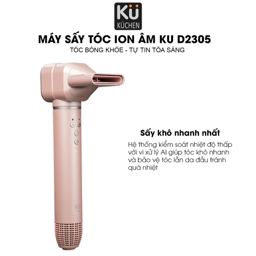 Máy sấy tóc ion âm KUCHEN KU D2305