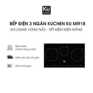 Bếp từ - hồng ngoại 3 vùng nấu kuchen ku mi918/3