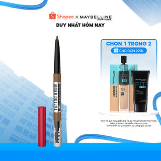 Chì Kẻ Mày 36H Lâu Trôi, Kháng Nước, Dễ Kẻ, Chuẩn Màu Tattoo Brow Maybelline New York Pigmented Pencil 0.25g