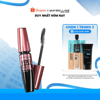Mascara Dài Mi và Cong Mi Maybelline New York Hyper Curl Waterproof Chuốt Mi Đen 9.2ml
