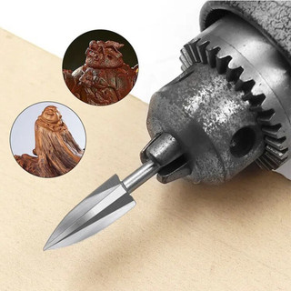 Mũi điêu khắc gỗ lũa trục 3mm mũi phá gỗ quả đào mũi tỉa gỗ khắc chạm 3 cạnh