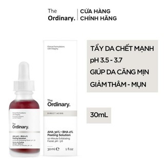 Tinh chất serum the ordinary aha 30% + bha 2% peeling solution 30ml ...