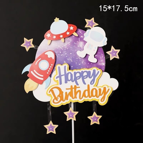 Que HPBD vũ trụ tím + tên lua + đĩa bay + sao