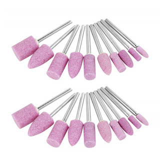 Đá mài hồng chân 3mm, đầu hình trụ, hình nhọn phi 4 đến phi 12mm. đĩa mài hồng chân 3mm phi 20, 22, 25