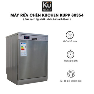 Máy rửa chén 15 bộ kuchen kupp80354 - hỗ trợ lắp đặt
