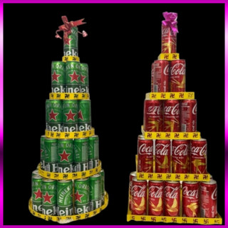 Khay bày tháp bia nước ngọt vuông tròn, khay đựng 3 tầng - 5 tầng cúng lễ trang trí bàn thờ