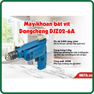 Máy khoan bắt vít dongcheng djz02-6a