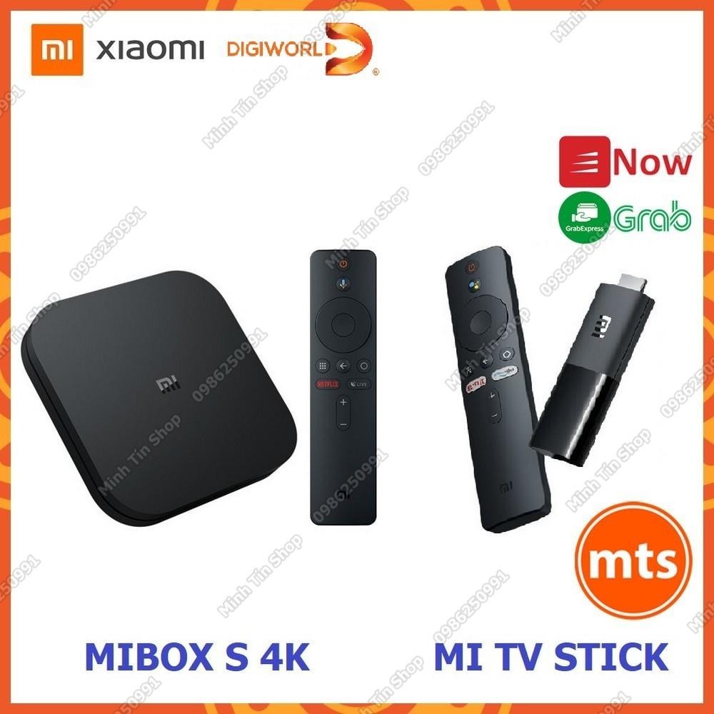 Android Tivi Box Xiaomi Mibox S 4K Gen 2 &amp; Mi TV Stick MDZ-24-AA - Minh Tín Shop