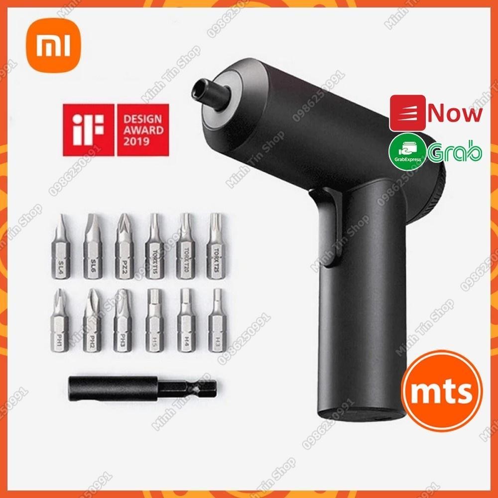 Máy vặn vít điện Xiaomi Mijia kèm 12 đầu vặn dùng pin sạc 2000mAh cao cấp chính hãng - Minh Tín Shop
