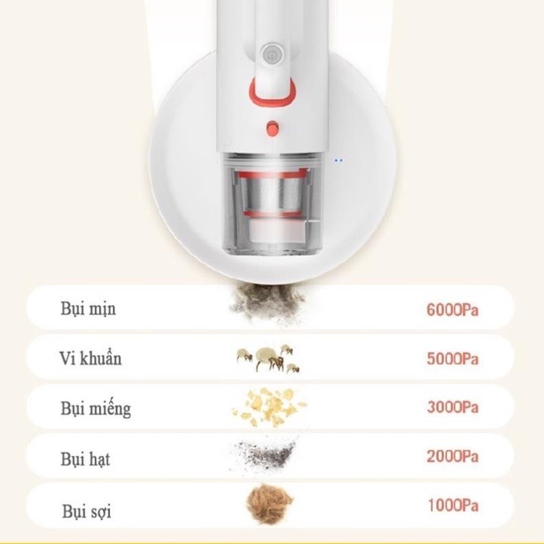 Máy Hút Buii Cầm Tay Không Dây Diệt Khuẩn Xiaomi Deerma CM1900 cao cấp chính hãng - Minh Tín Shop