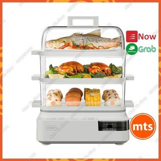 Máy Hấp Điện 3 Tầng  ZHENMI ZMZG-11J 20L ZMZG-02 12L đa năng tiện lợi chính hãng - Minh Tín Shop