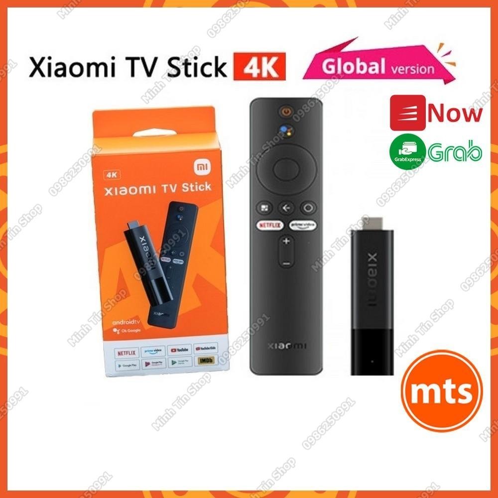 Mi Stick TV 4K Quốc Tế Full Tiếng Việt Xiaomi Mi TV Stick 4K MDZ-27-AA - Minh Tín Shop