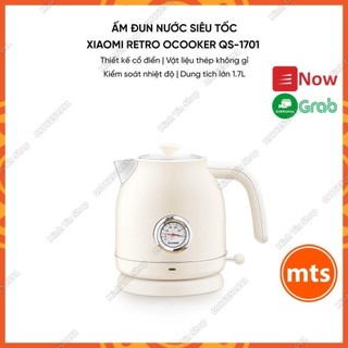 Ấm đun siêu tốc ocooker qs1701 -dung tích 1.7l,công suất 1800w,thép không gỉ 304 - minh tín shop
