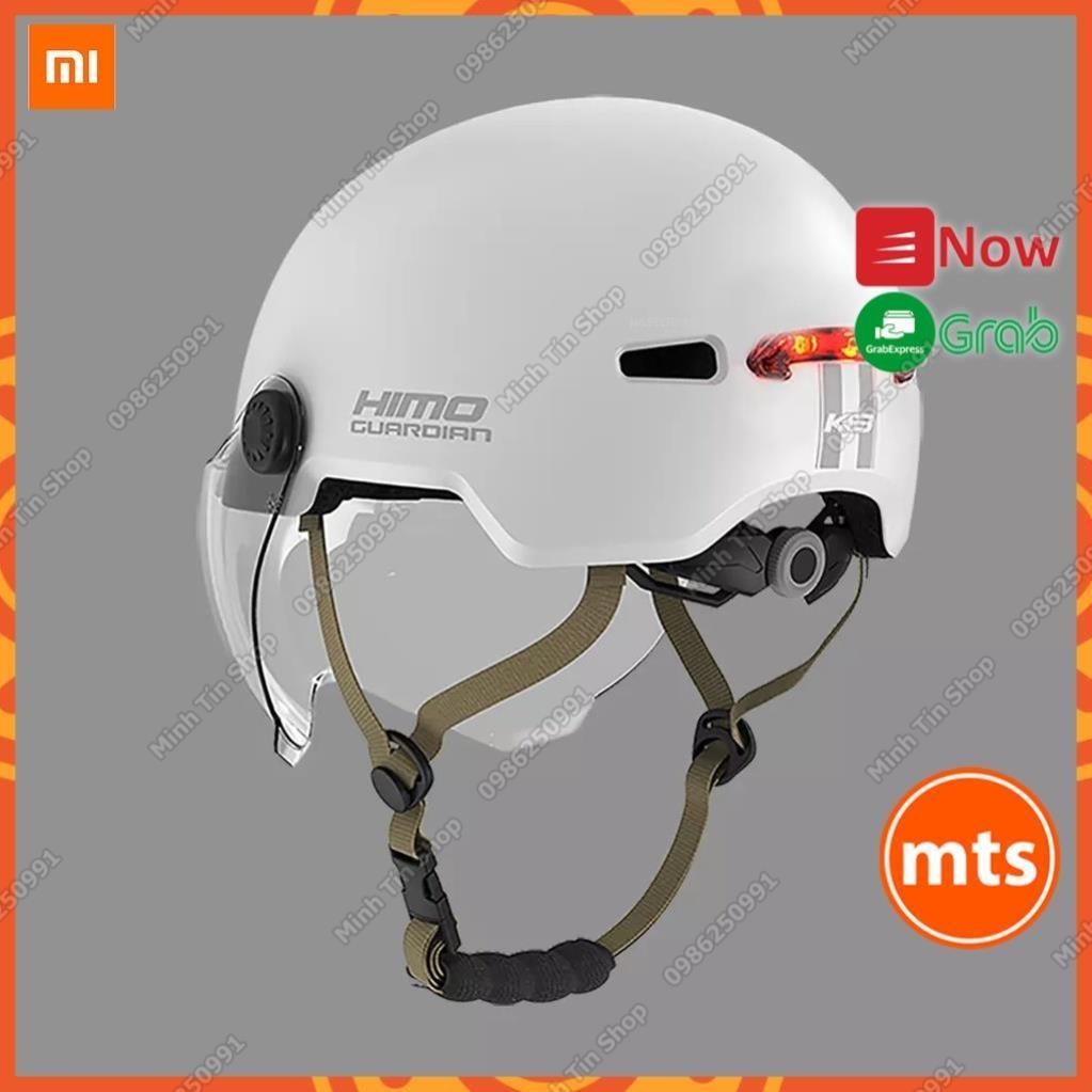 Mũ Bảo Hiểm 𝗫𝗶𝗮𝗼𝗺𝗶Youpin HIMO K3 Có Đèn Flash Cảnh Báo Ban Đêm Dày Dặn Độ Nét Cao  - Minh Tín Shop