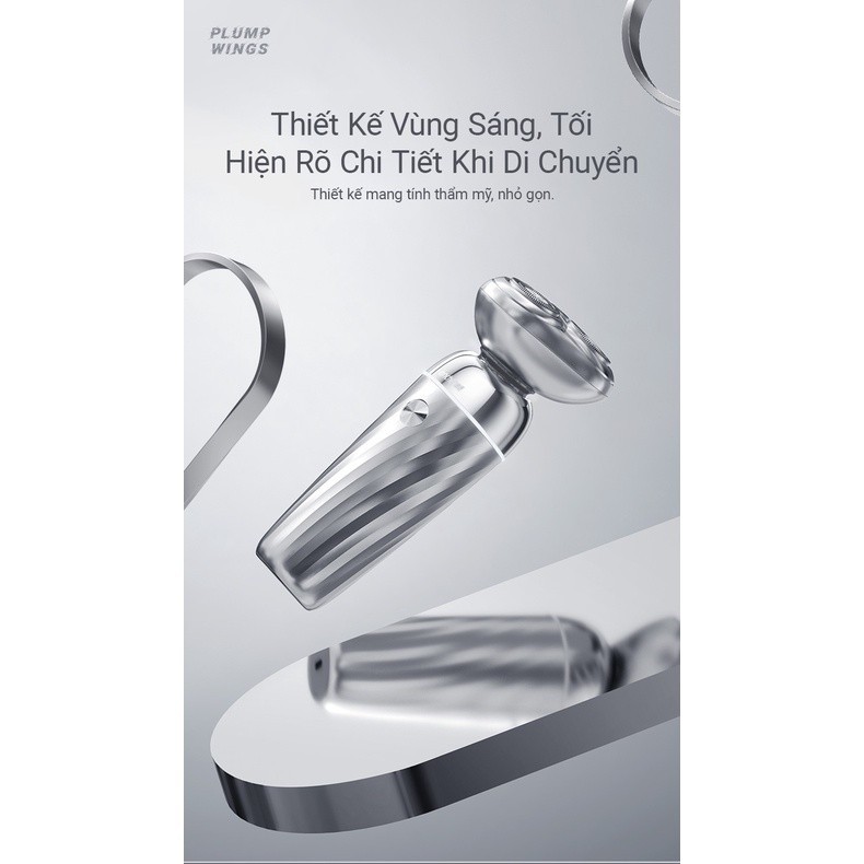 Máy cạo râu Enchen Silver X7 hệ thống EMS thông minh chống nước  IPX7 chính hãng - Minh Tín Shop
