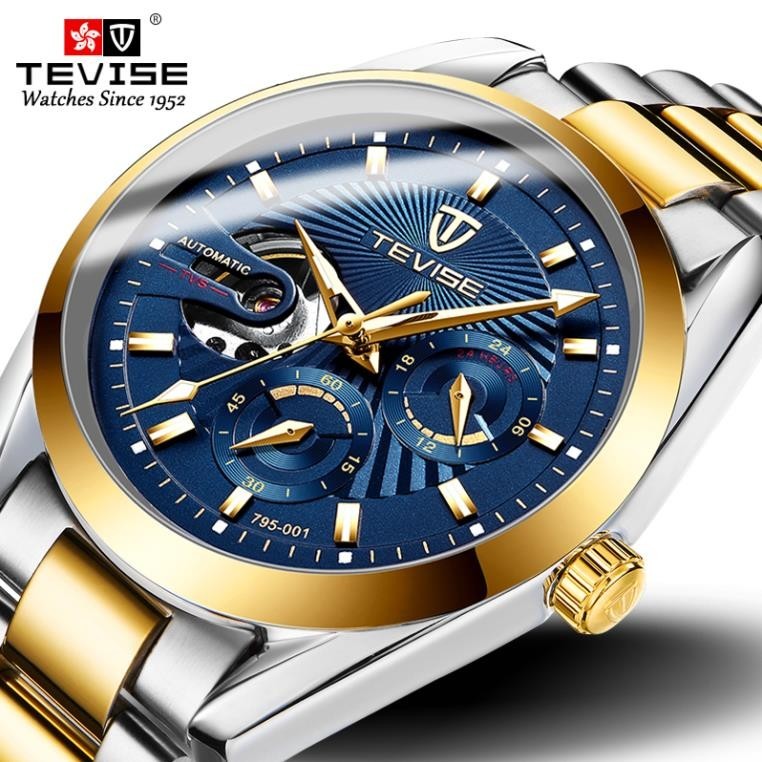 Đồng Hồ Cơ Tự Động Chống Thấm Nước tevise t795-001