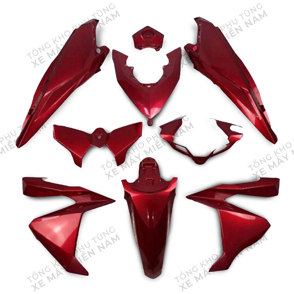 Dàn áo Click 2015 - 2017 màu đỏ candy