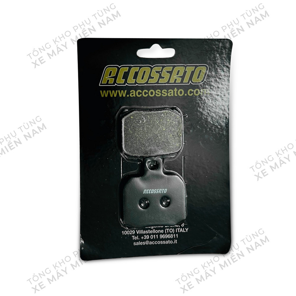 Bố thắng Accossato cho heo Brembo 2 Pis đối xứng