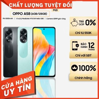 Điện thoại oppo a58 chính hãng - bảo hành 12 tháng