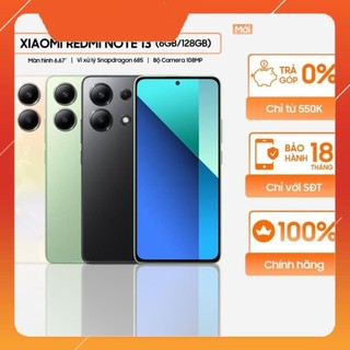 Điện thoại xiaomi redmi note 13 6gb/128gb chính hãng - bảo hành 12 tháng