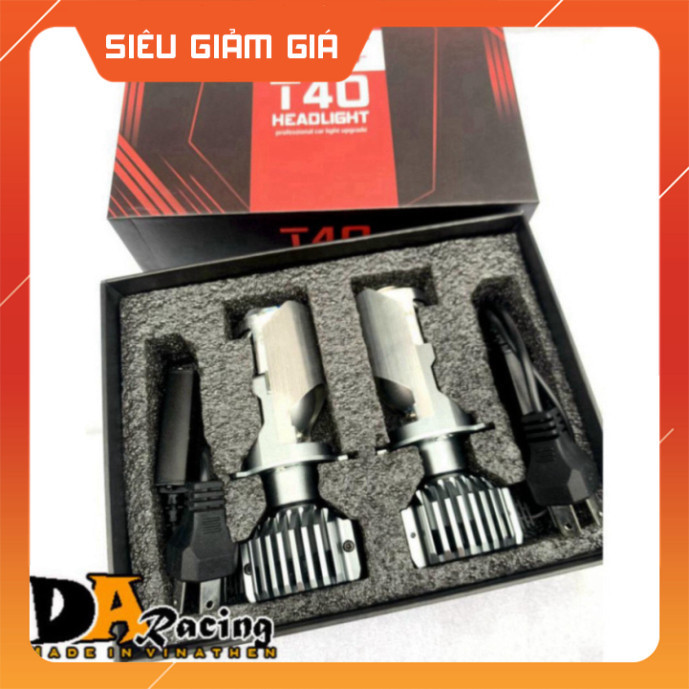 Đèn Pha LED Bi Cầu Mini H4 T40/F40 ( New ) Công Xuất 40w Lắp Ô tô, mô tô [Metro] [Uy Tín]