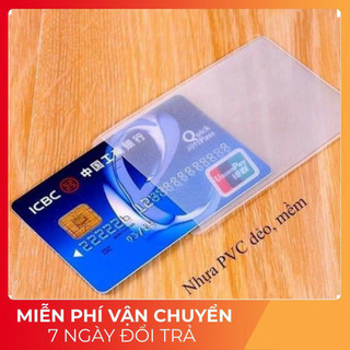 SÉT 10 BỌC THẺ TRONG SUỐT TIỆN ÍCH