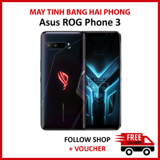 Điện thoại asus rog phone 3 ram 12/128gb chip snapdragon 865+ màn 144hz thiết kế cao cấp