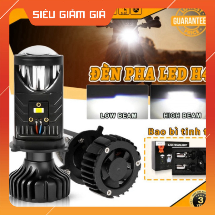 CO LIGHT Mini LED H4 Bộ Đèn Canbus 45W 20000LM bi cầu mini h4 Ống Kính Máy Chiếu chuyển đổi Bóng cụm