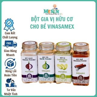 Bột Gia Vị Hữu Cơ Vinasamex - Bột Gừng, bột tỏi, bột sả, bột hành, bột nghệ