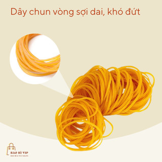 Dây chun vàng cột hàng, 500G, dây thun vòng, dây nịt