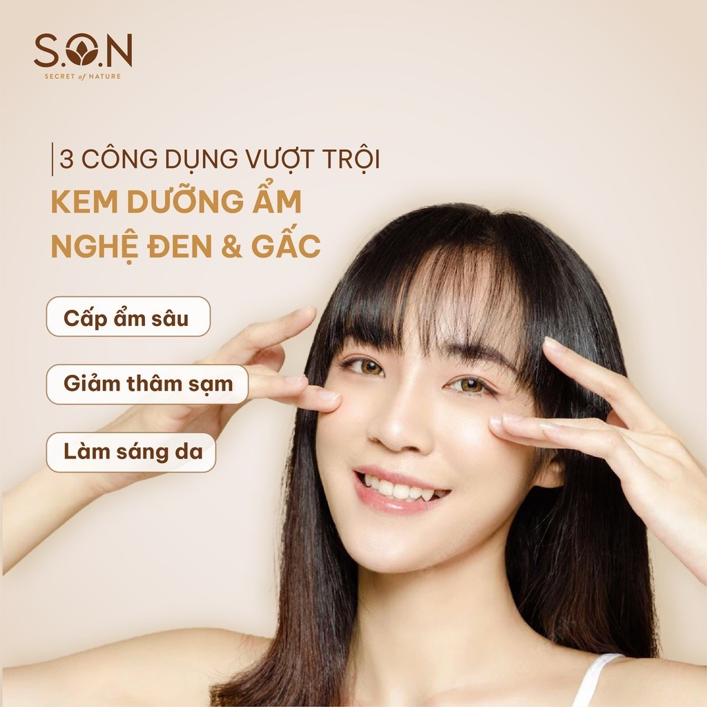 Combo bộ sản phẩm dành cho da khô S.O.N gồm sữa rửa mặt 100ml, toner 100ml, kem dưỡng ẩm 30g