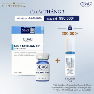 Lọ Peel Tái Cấu Trúc Nền Da Obagi Clinical Blue Brilliance Triple Acid Peel (8ml)