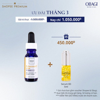 Serum Vitamin C 15% Dưỡng Sáng Da & Chống Oxy Hóa Obagi Professional-C 12.5ml