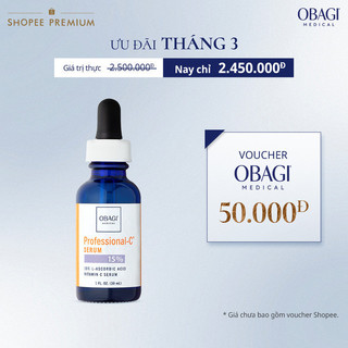 Serum Vitamin C 15% Dưỡng Sáng Da & Chống Oxy Hóa Obagi Professional-C 30ml
