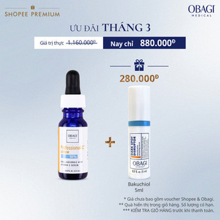 Serum Vitamin C 10% Dưỡng Sáng Da & Chống Oxy Hóa Obagi Professional-C 12.5ml
