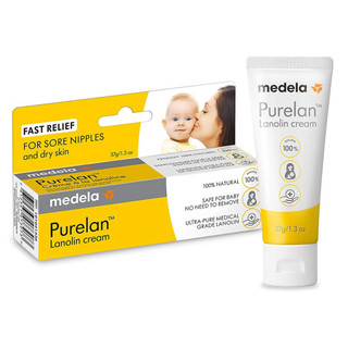 Kem nứt đầu ti Medela Purelan 37g, Tender Care 7g, chiết xuất mỡ cừu, kem bôi ti và chăm sóc núm ti an toàn cho mẹ mẹ