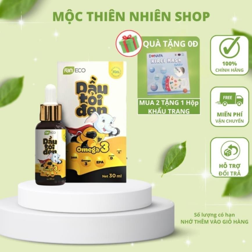 Dầu Tỏi Đen Omega3 Cho Bé