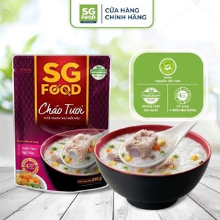 Cháo tươi sườn non ngũ đậu sgf