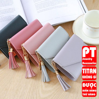 Ví bóp cầm tay da nữ mini PTVI101