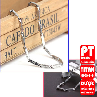 Dây chuyền nam inox cao cấp thép không gỉ hỏa tiển khắc ngẫu nhiên hoa văn inox trangsucpt 3mm PTDCNA10