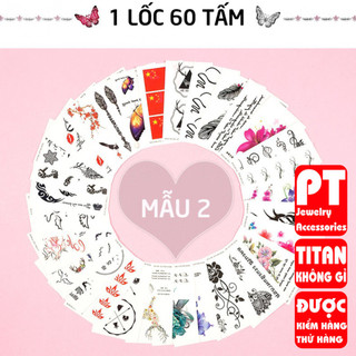Hình Xăm Dán X1 lốc 60 tấm