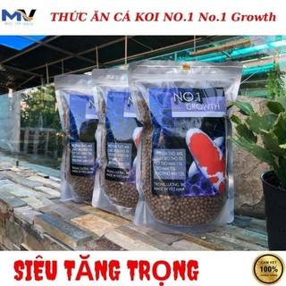 Cám cá Koi No1 44% đạm siêu tăng trưởng giúp cá lớn nhanh body đẹp túi 1kg - 5kg Gz MV - AQUA