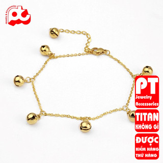 Lắc tay nữ titan cao cấp thời trang trangsucpt không đen giá rẻ PTLTNT03