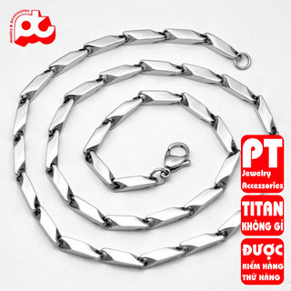 Dây chuyền inox nam hỏa tiễn 4ly trơn 14