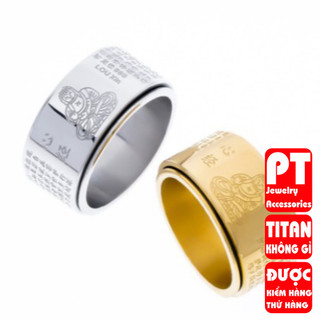 Nhẫn Bát Nhã Tâm Kinh Hình Phật PT Jewelry & Accessories