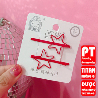 KẸP TÓC SAO TIM NHIỀU MÀU HÀN QUỐC
