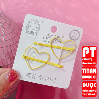 KẸP TÓC SAO TIM NHIỀU MÀU HÀN QUỐC