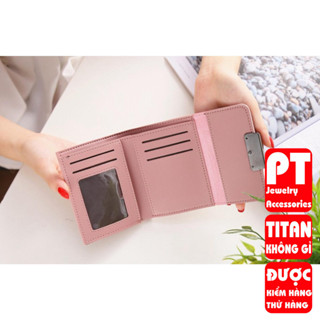 BÓP VÍ NỮ CẦM TAY YOUNG NÚT BẤM VUÔNG CÁCH ĐIỆU THỜI TRANG HOT 2019 bán bởi trangsucpt